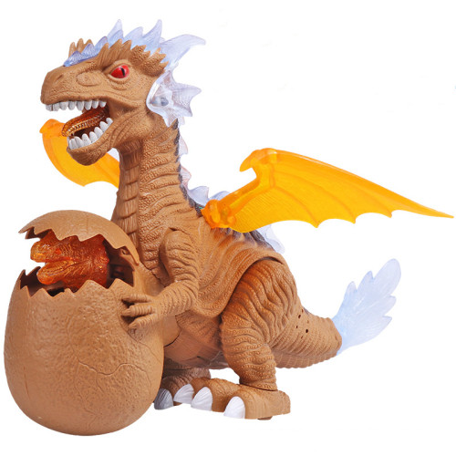 Electric Walking Egg-hugging Dinosaur Toy
