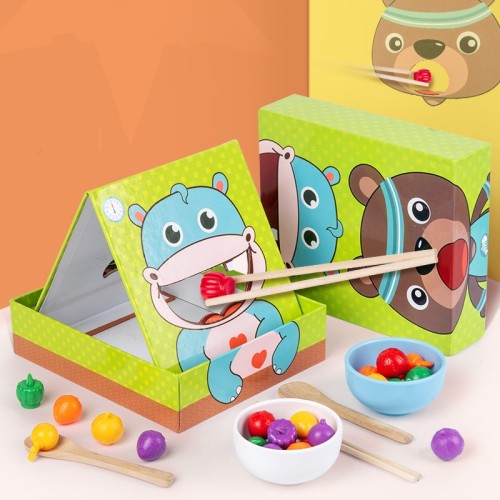 Color Recognition Busy Box Montessori Feeding Toy