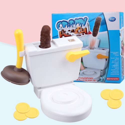 Pooping Toilet Spoof Toys