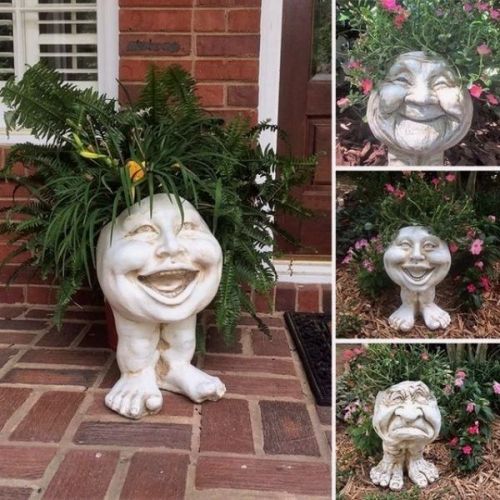 Mugglys Face Statue Planter - Happy New Year 49% OFF🎊