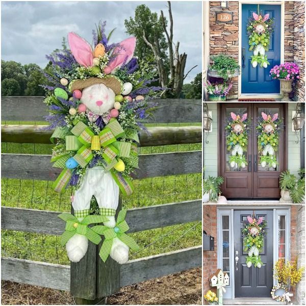 🐰💐2023 New Easter Bunny Colorful Wreath🐰💐——🔥Limited Discount🔥