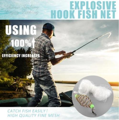 Explosive Hook Fish Net