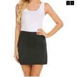 Anti-Chafing Active Elastic Skort With Hidden Pockets-Super Soft & Comfortable