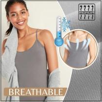 In-Bra Breathable Cami Top - The adjustable straps fit for different body shapes