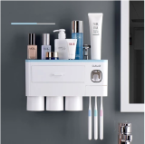 Integrated toothbrush holder - drainage does not breed scale, does not fear humidity
