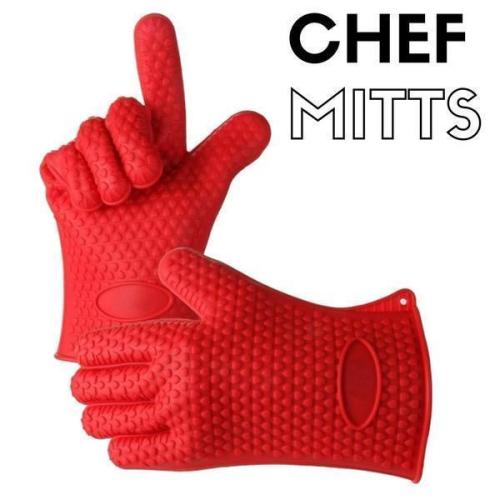 Heat Resistant Cooking Gloves-withstand intense heats of up to 425˚F