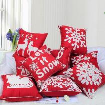 Embroidered Pattern Pillow case Car Sofa Hug Pillowcase for Home Decorations
