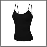 In-Bra Breathable Cami Top - The adjustable straps fit for different body shapes