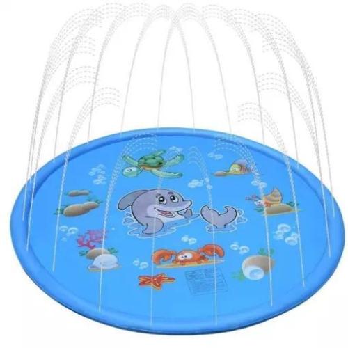 Outdoor Water Spray Pad Lawn Beach Play Game Toy Water Mat