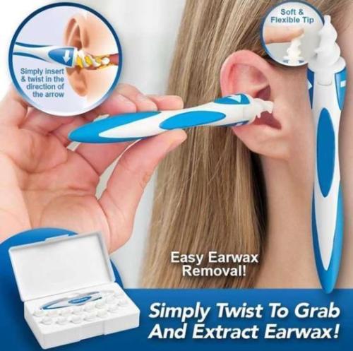 Simply Twist To Grab And Extract Earwax!