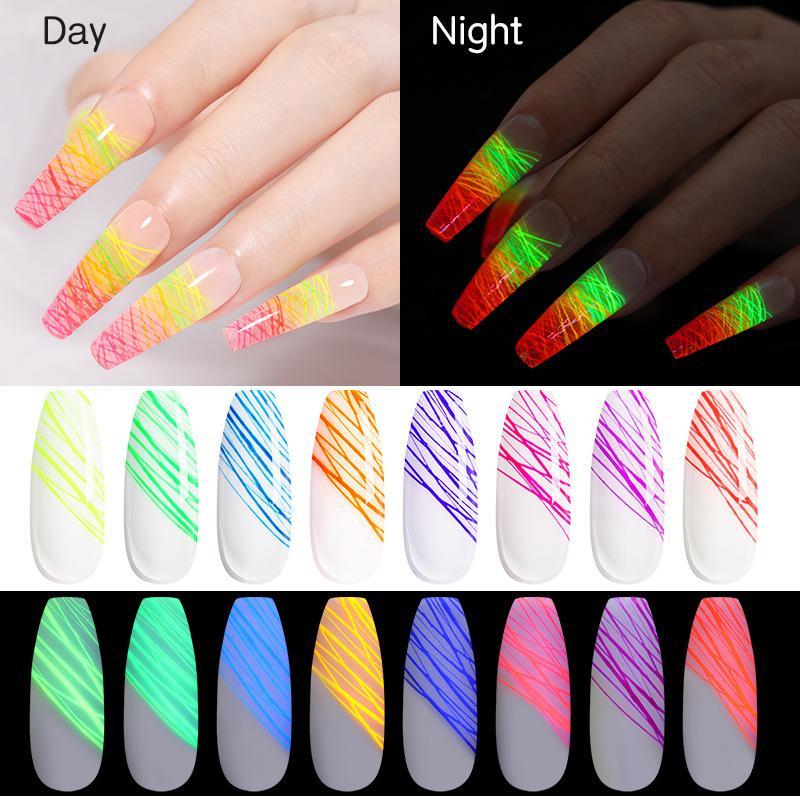 luminous spider nail gel luminous spider nail gel