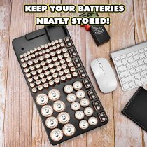Battery Organizer with Energy Tester
