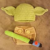 YODA BABY CROCHET TODDLER OUTFIT