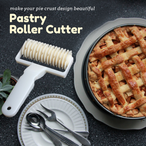 Bread Cookies Lattice Pastry Cutter Roller