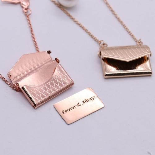 Custom Photo Engraved Handbag Necklace
