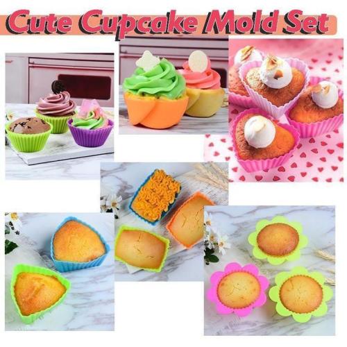 Cute Cupcake Mold (Set of 6)