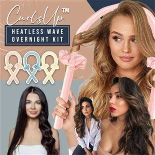 Heatless Hair Curling Wrap Kit