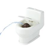Mini Funny Prank Squirt Spray Water Toilet Closestool Joke Gag Toy Desktop Gift