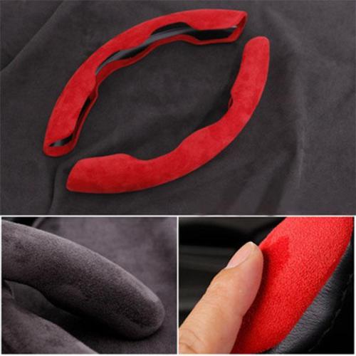 Car Anti-Skid Plush Steering Wheel Cover（2PCS） MAIN FEATURES  【Universal】 This product is professionally manufactured and designed, and is suitable for steering wheels of any size and diameter of any car model. Very suitable after installation. 【Increase