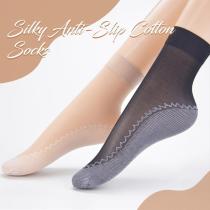 Silky Anti-Slip Cotton Socks （10Pairs）