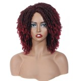 Summer Sale High Quality Dreadlock Short Twist Curly Popular Wigs