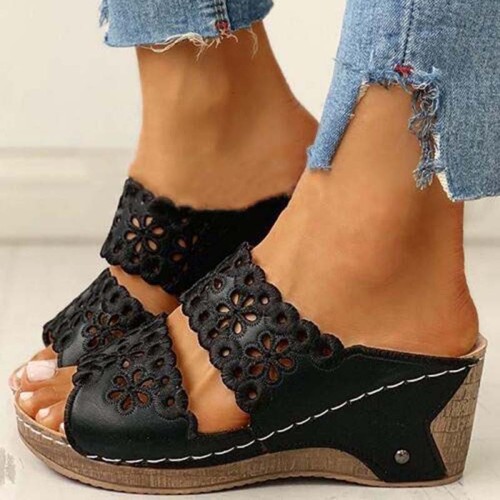 2022 New Leather Soft Footbed Orthopedic Arch-Support Sandals