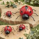 Metal ladybug Garden Decoration