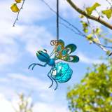 Hanging LED Solar Flying Bug Decor
