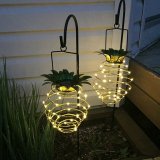 2 Pack 20 LED Solar Pineapple Lamps