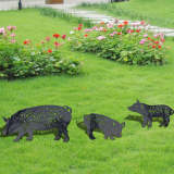 Pig Shape Outdoor Garden Lawn Stake