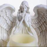 Prayer Angel Candle Holder with LED Candle