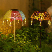 Umbrella Shaped Solar Light Garden Decor