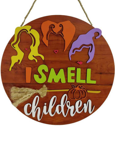 I Smell Children Halloween Hanging Wall Decoration