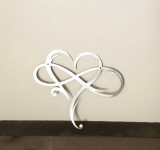 🔥Last Day Promotion 51% OFF - 💞Infinity heart-Steel wall decor Metal Wall art