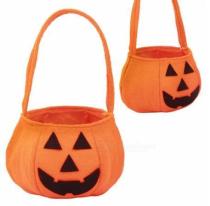 Halloween Pumpkin-shaped Handbag Nonwoven Candy Bag
