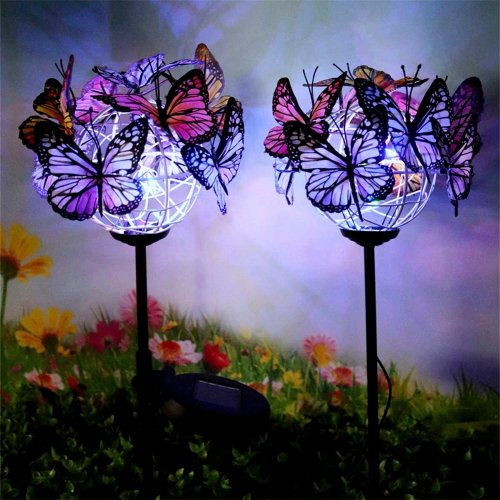 🦋Last Day 67% OFF - Solar Butterfly Stake Lights 🦋( BUY 1 GET 1 FREE )🦋