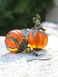 Halloween Vintage Pumpkin Earrings