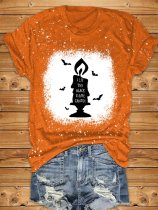 Halloween Black Flame Candle T-Shirt