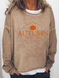 Farm Fresh Autumn Harvest Pumpkin Print Sweatshirts