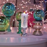 LED Christmas Candles  With Pedestal