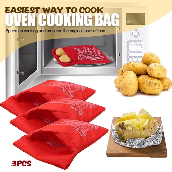 3Pcs Kitchen Oven Cooking Bag
