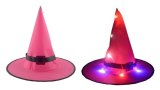 🎃HALLOWEEN Decorations Glowing Witch Hat Decorations - 2 in 1 Hanging/Wearable
