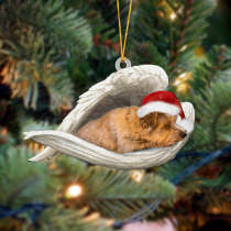 norfolk terrier Sleeping Angel Christmas Ornament