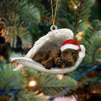 Boykin Spaniel Sleeping Angel Christmas Ornament