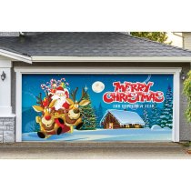 Santa's Take Off Garage Door Mural