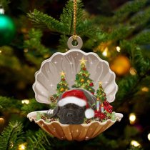 Cane Corso3-Sleeping Pearl in Christmas Two Sided Ornament