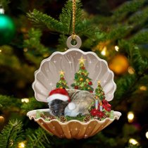 Cairn Terrier3-Sleeping Pearl in Christmas Two Sided Ornament