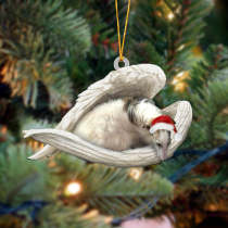 Borzoi Sleeping Angel Christmas Ornament