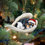 Cavalier King Charles Spaniel-1 Sleeping Angel Christmas Ornament