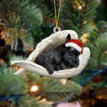 Scottish Terrier  Sleeping Angel Christmas Ornament